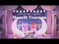 【あつ森BGM】月とキャンドルのティールーム🌙｜Starry Chill Lofi｜夜に聴きたいピアノLofi＋環境音｜途中広告なし｜2時間｜作業用・勉強用BGM【ACNH】