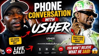 Phone Conversation With Usher About Him Being A Clone