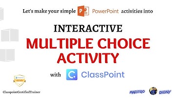 CLASSPOINT TUTORIAL #2 - Interactive Multiple Choice Activity in Powerpoint - Astig!
