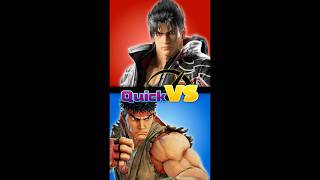 Jin Vs Ryu! Who Would Win? - QuickVS #tekken #streetfighter