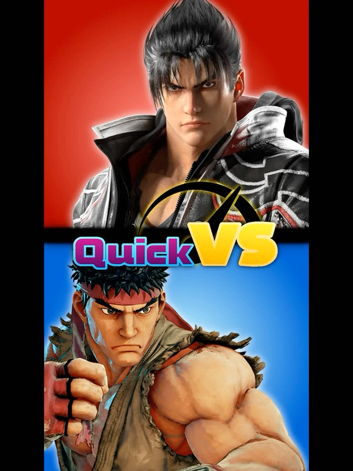 Jin Vs Ryu! Who Would Win? - QuickVS #tekken #streetfighter - YouTube