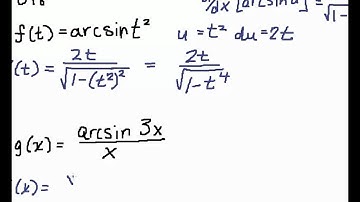 Differentiating Inverse Trig Functions