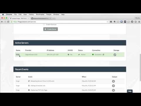 Trabalhando com Laravel Forge