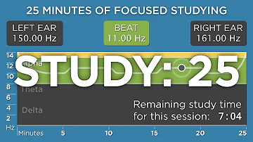 [Pomodoro Technique] 25 Minutes of Focused Studying: The Best Binaural Beats