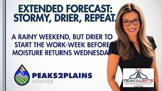 Wet this weekend, but a touch drier heading into the work week!