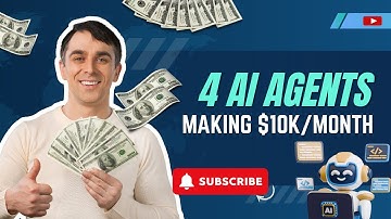 4 Beginner-Friendly AI Agents That Can Make You $10K/Month in 2025!