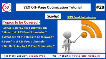 RSS Feed Submission for SEO in Tamil | How to Do RSS Feed Submission | RSS Submission Site List 2021