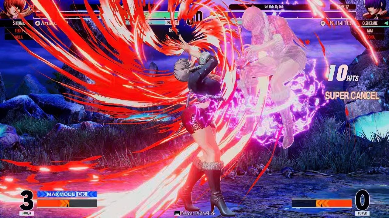 KOF XV_ Leona, O.Shermie & Mai vs. Terry, Kula & Shermie - YouTube