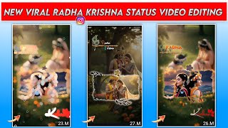 New Trending Radha Krishna Status Video Editing \ Instagram viral radhe krishna status editing  screenshot 5