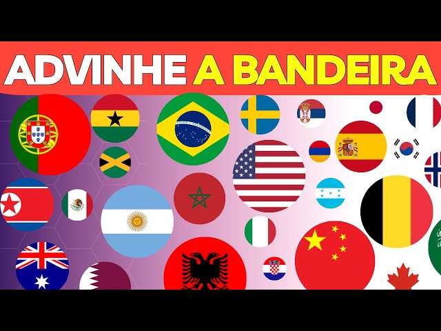 ADIVINHE TODAS as Bandeiras do Mundo 🌍