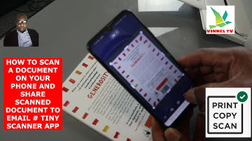 HOW TO SCAN A DOCUMENT ON YOUR PHONE AND SHARE SCANNED DOCUMENT TO EMAIL # TINY SCANNER APP