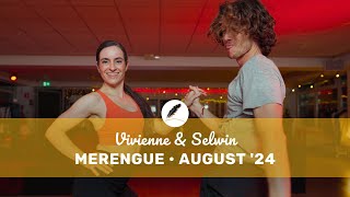 Poetic Motion |💃🏼Vivienne \u0026 Selwin Dancing Playfull Together to Merengue Music🕺🏻| Summer Program '24