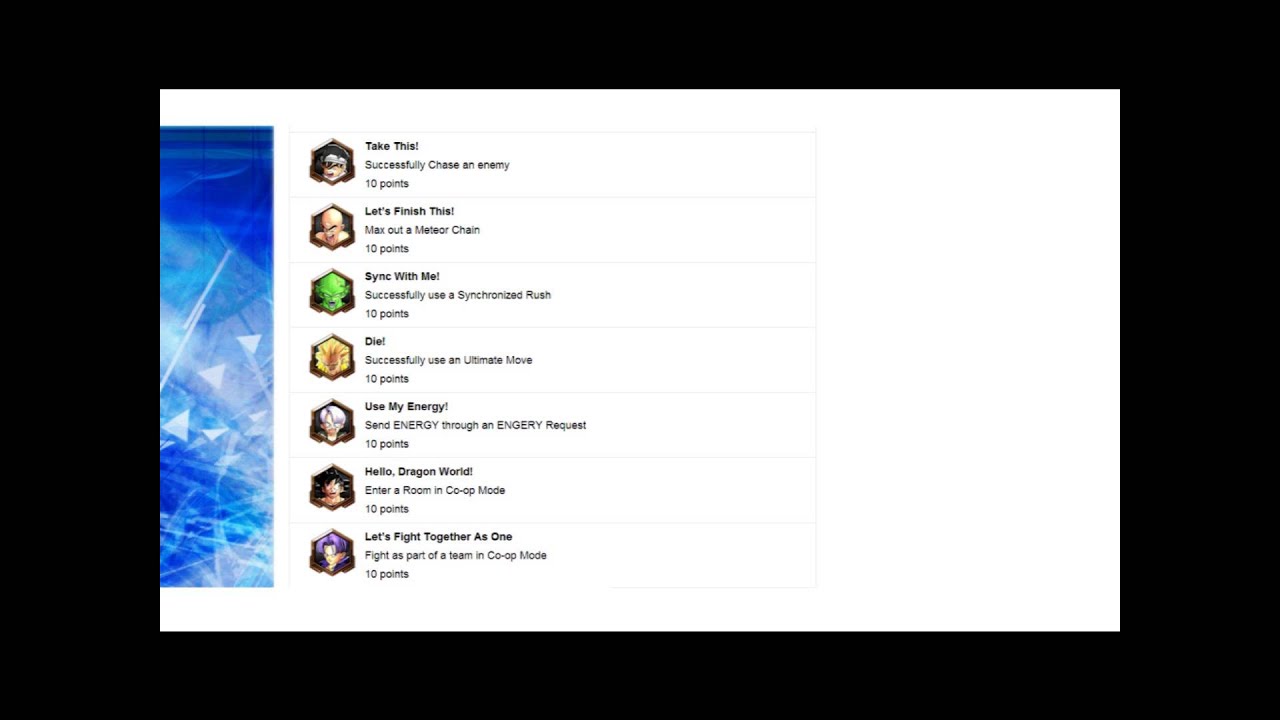 Dragonball Z Battle Of Z  Trophie Achievement Revealed (1080P HD)