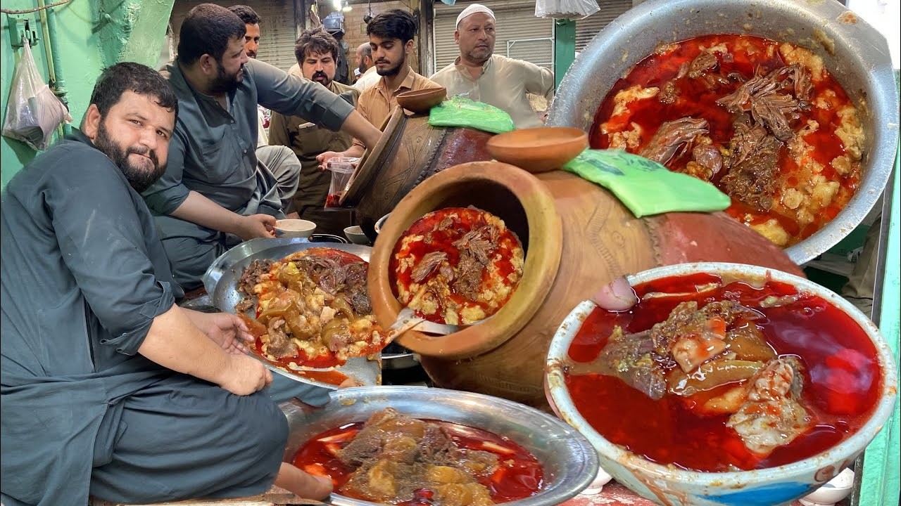 12 Hours Extremely Fry Head & Legs For Breakfast | Siri Paye Recipe | 200 Kg Siri Paye Making