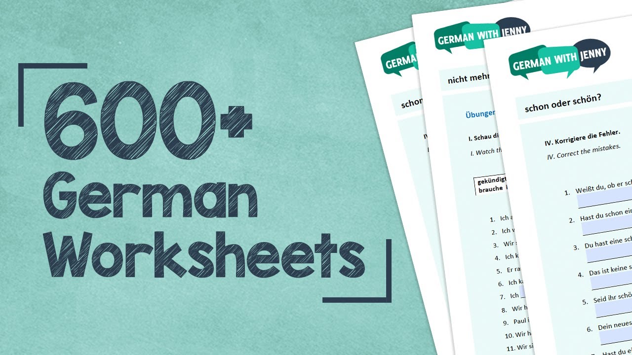 Get 600+ Worksheets for 49€! - Lifetime Access Available - More Info in ...