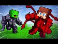JJ Morph into VENOM and CARNAGE - Maizen Minecraft Animation