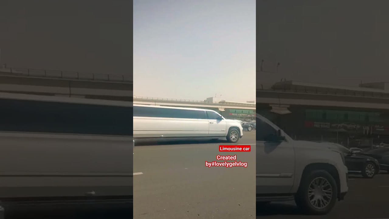 limousine car ride for today Dubai road 