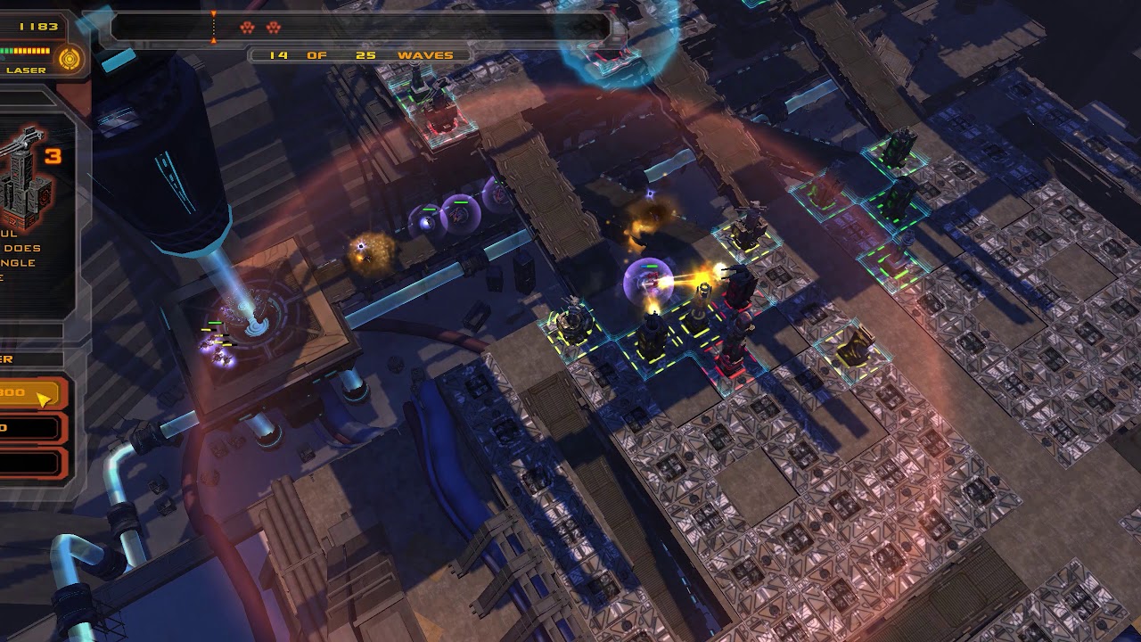 Defense Grid - Mission 17 - Turnabout - 20 Tower Limit - Gold (new strategy)