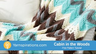 Crochet a Cabin in the Woods Blanket | Free Pattern Tutorial