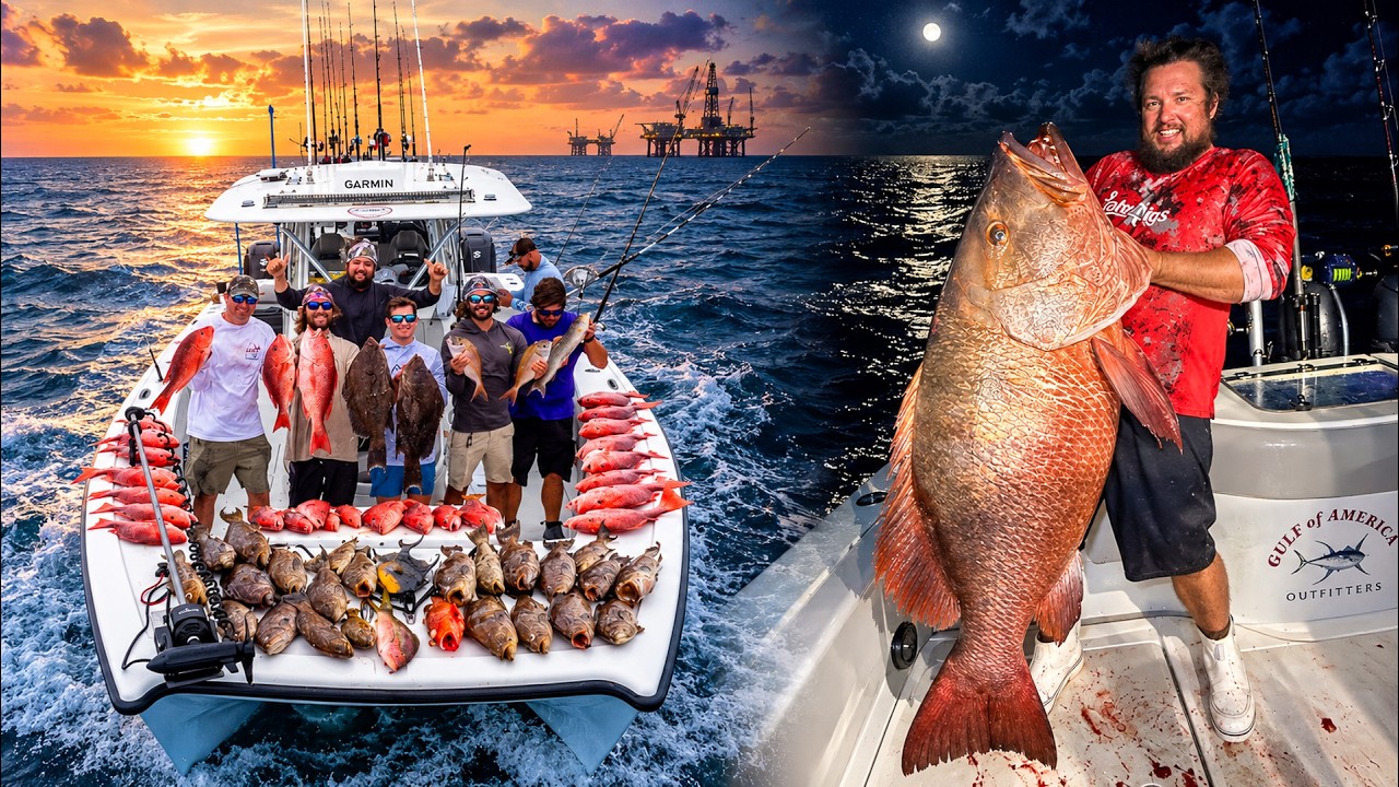 36 hrs at Sea! Trip of a LIFETIME! (Giant Cubera Snapper) Catch n Cook