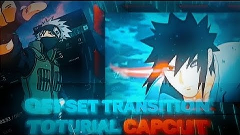OFFSET TRANSITION TUTORIAL | CAPCUT TUTORIAL || [AMV/EDIT] |
