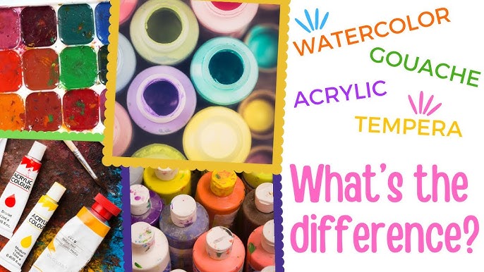 Tempera vs Acrylic Paint: What's the Difference? – ZenARTSupplies