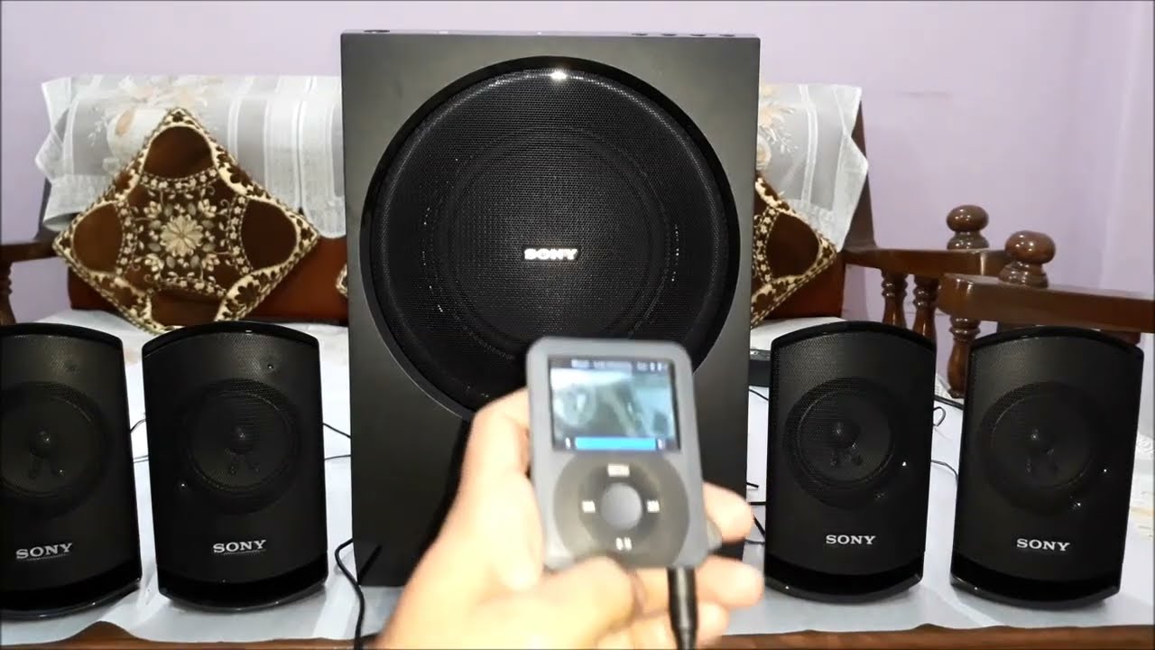 sony sa d40 subwoofer size