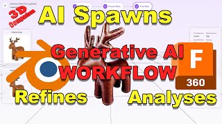 AI Spawns, Blender Refines, Fusion Analysis - From Image to CAD