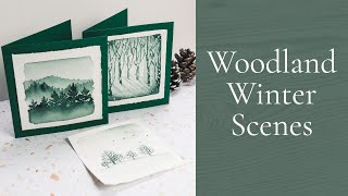 Winter Watercolour Mini Scenes | Perfect for Christmas Cards!
