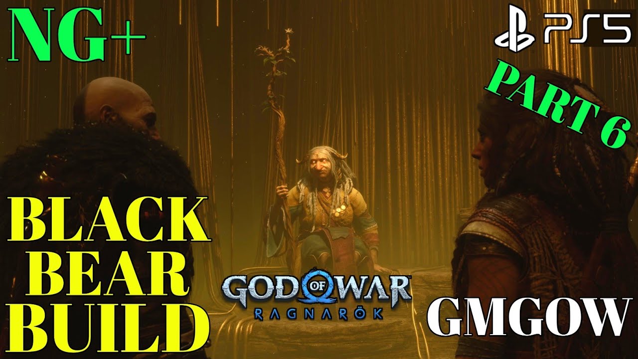 PS5 God of War Ragnarok NG+ Gameplay Walkthrough Part 6 Black Bear