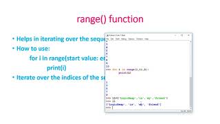 Python Essential Training in HINDI- Tutorial 9:range() function and pass statements