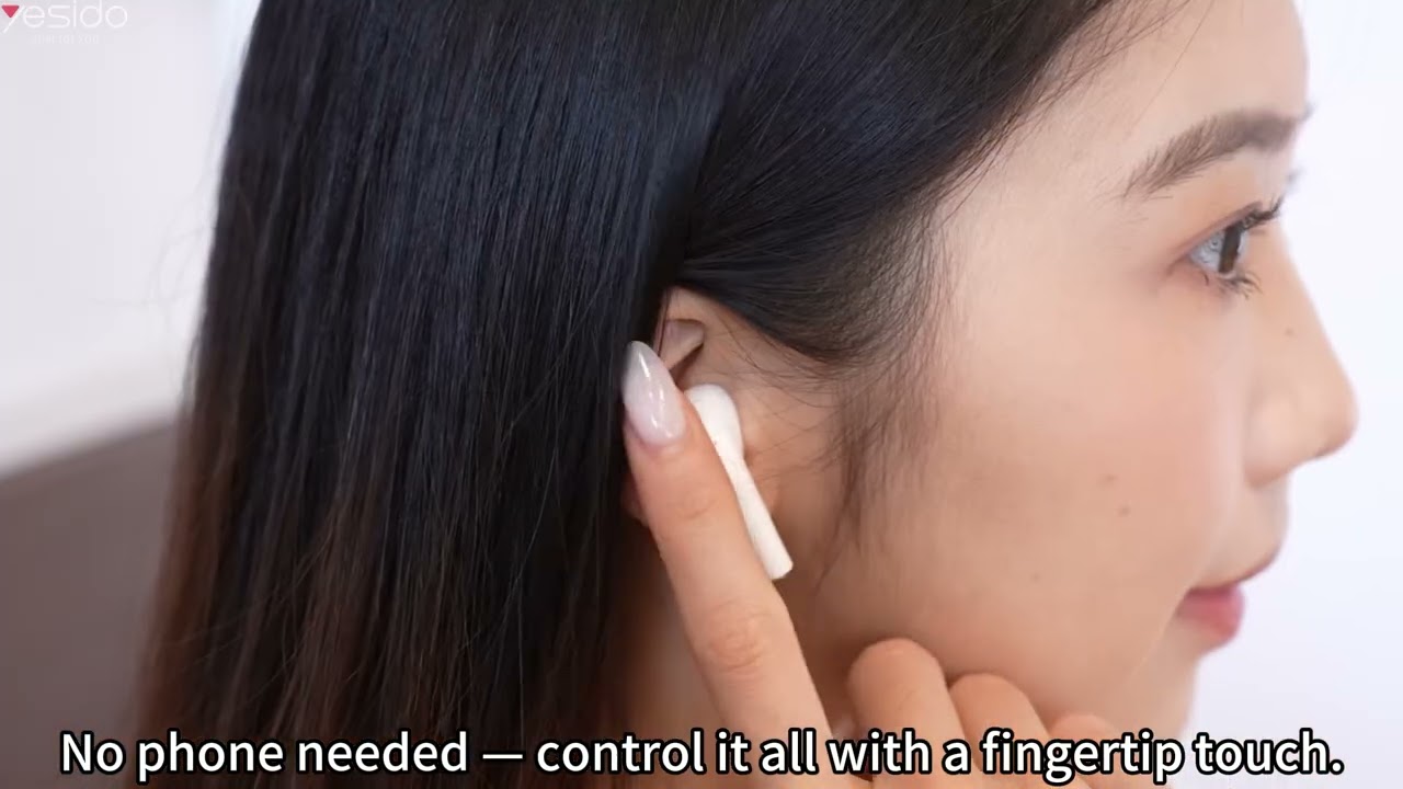 Yesido Tws35 Semi in Ear Bluetooth-Compatible Earbuds - White