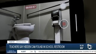 Imperial Beach school teachers say hidden cam found in restroom