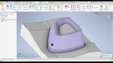 Inventor 2020 Tutorial #141 | Mold Design Core Cavity