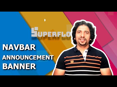 How To Add an Announcement Banner To Your React Navbar | Superflows | by Hrushi M