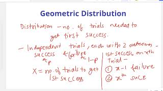 Lect 9: Geometric Distribution | Discrete Distributions | Probability & Statistics | NPTEL