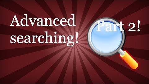 Google Advanced Search Part II: OMS Tech Talks