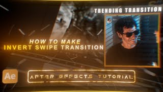How to make invert swipe transition in after effects l Advance tutorial l #aftereffects 