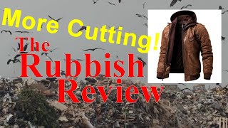 Wayrates Men s Outdoor Cold proof Motorcycle Leather Jacket The Rubbish Review S