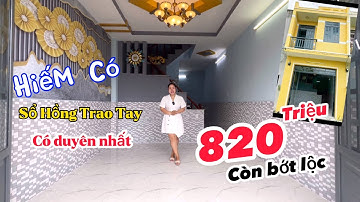 Nhà thật sổ Hồng Cầm tay 820 triệu giá tổng💥Rẻ nhưng đảm bảo an toàn ngay QL50 | Nhà Gần Bình Chánh