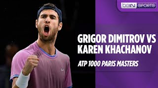Grigor Dimitrov vs Karen Khachanov | Paris Masters | Match Highlights screenshot 2