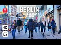 Berlin germany  evening city center walking tour in 4k 60fps  dji osmo pocket 3 
