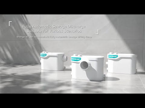 Каналізаційна станція SHIMGE WT 500B, 500 Вт, 9м, 7,5 м³/год (1046160), видео 1