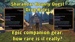 Neverwinter: Sharandar Bounty Quest companion gear drop rates!