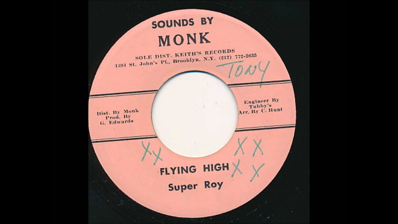 SUPER ROY Flying High RARE Reggae 45 rpm