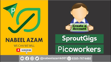 How To Create Picoworkers account in 2023 | Sprout Gigs Create Account | Urdu/Hindi Tutorial