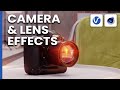 Working with camera settings and lens effects in V-Ray for Cinema 4D
