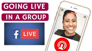 How To Go Live In A Facebook Group & Facebook Page | VEENA V