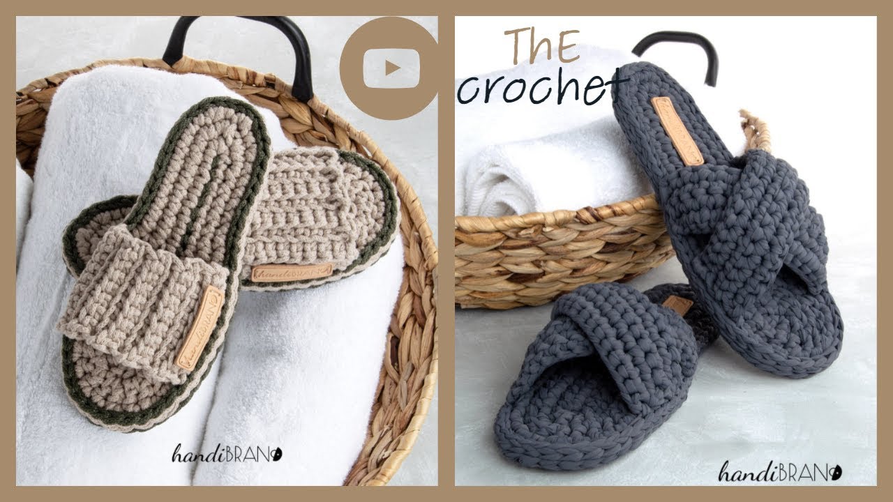Slippers Παντοφλάκια / Th E crochet