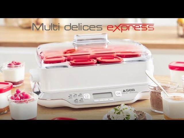 Yaourtiere Seb YAOURTIERE YG661500 MULTIDELICES EXPRESS 12 POTS ROUGE - YAOURTIERE  MULTIDELICES EXPRESS 12 POTS ROUGE